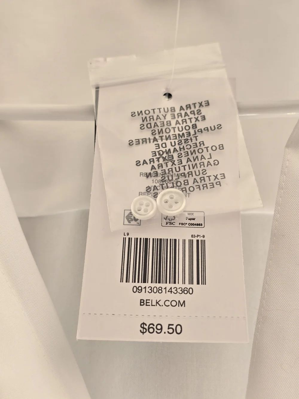 The Limited Non-Iron White Button-Up Shirt - Picture 4 of 6